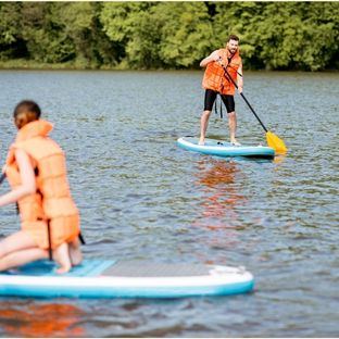 stand-up paddleboarding at smiths lake